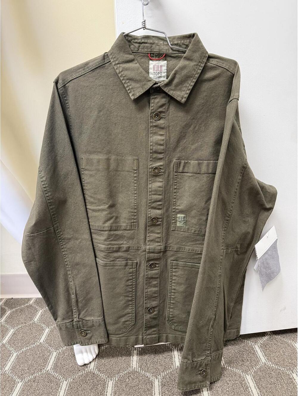 Topo Designs Utility Jacket Men's Green "Dirt Collection"